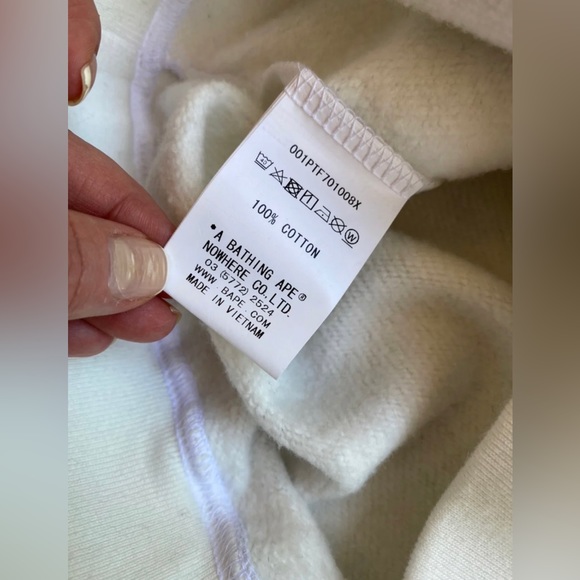 A Bathing Ape City Camo Shark Slim Sweatpants w/ glow in the dark printed ink. - Picture 6 of 9